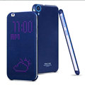 IMAK Smart Dot Matrix Flip Leather Cases for HTC Desire 820 D820u - Blue