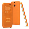 IMAK Smart Dot Matrix Flip Leather Cases for HTC One 2 M8 M8x One+ - Orange