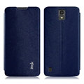 IMAK Squirrel Lines Leather Cases Support Holster Covers for Huawei G716 - Blue