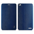IMAK Squirrel Lines Leather Cases Support Holster Covers for Huawei Honor X1 7D-501U - Blue
