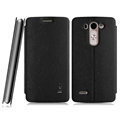IMAK Squirrel Lines Leather Cases Support Holster Covers for LG G3 Beat G3mini - Black