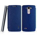 IMAK Squirrel Lines Leather Cases Support Holster Covers for LG G3 Beat G3mini - Blue