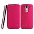 IMAK Squirrel Lines Leather Cases Support Holster Covers for LG G3 Beat G3mini - Rose