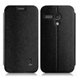 IMAK Squirrel Lines Leather Cases Support Holster Covers for Motorola G XT1028 XT1031 XT1032 - Black