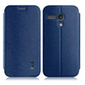 IMAK Squirrel Lines Leather Cases Support Holster Covers for Motorola G XT1028 XT1031 XT1032 - Blue