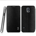 IMAK Squirrel Lines Leather Cases Support Holster Covers for Samsung Galaxy S5 Mini G870 G800 - Black