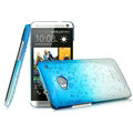Imak Colorful Raindrop Cases Hard Covers for HTC One 802w 802t 802d - Gradient Blue