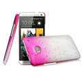 Imak Colorful Raindrop Cases Hard Covers for HTC One 802w 802t 802d - Gradient Rose