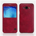 Nillkin Qin Flip Leather Case Book Holster Covers for Samsung Galaxy A8 A8000 - Red