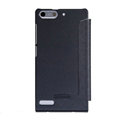 Nillkin Sparkle Flip Leather Case Book Holster Covers for Huawei Ascend G6 - Black