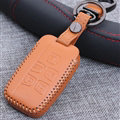 Personalized Genuine Leather Auto Key Bags Smart for Land Rover Freelander2 - Yellow