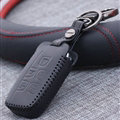 Personalized Genuine Leather Auto Key Bags Smart for Land Rover Range Rover - Black