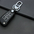 Cheap Genuine Leather Auto Key Bags Fold for Audi A4 - Black