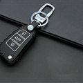 Cheap Genuine Leather Auto Key Bags Fold for Audi Q5 - Black