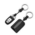 High Quality Genuine Leather Car Key Bags Smart for Audi A8 - White