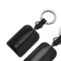 High Quality Genuine Leather Car Key Bags Smart for Audi Q3 - Red