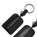 High Quality Genuine Leather Car Key Bags Smart for Audi Q7 - Red