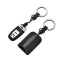High Quality Genuine Leather Car Key Bags Smart for Audi Q7 - White
