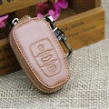 Hot Sales Genuine Leather Automobile Key Bags Smart for Audi A5 - Brown