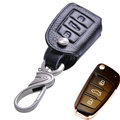 Special Genuine Leather Automobile Key Bags Fold for Audi A1 - Black