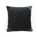1pcs Diamond Plush Car Arms Pillows Support Lumbar Cushion Auto Interior Decoration - Black
