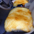 High Quality Wool Universal Car Seat Cushion Winter Fur One Piece Pads 1pcs - Gold