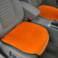 Top Quality Plush Universal Car Front Seat Cushion Automobile Fur Pads 1pcs - Orange