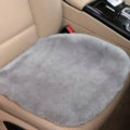 Top Quality Pure Wool Universal Car Seat Cushion Sheepskin Fur One Piece Pads 1pcs - Gray