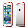 Ultrathin Aviation Aluminum Bumper Frame Protective Shell for iPhone 8 - Red