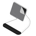 Micro-suction Universal Bracket Phone Holder for iPhone 7S Plus - Black