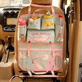 Chick Fold Multi-function Car Seat Back Hanging Pocket Thermal Insulation Storage Bag for Kid - Pink