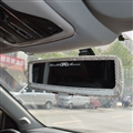 Nice Gorgeous Bling Bling Diamonds Crystal Car Rearview Mirror Auto Brilliant Rearview Mirror - White