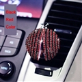Diamonds Bling Bling 1pcs Car Air-Purify Clip Auto Air Out Perfume Clip - Black Red