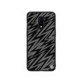 Fashion Nillkin Twinkle Shield Back Hard Cases Skin Covers for OnePlus 7 - Black
