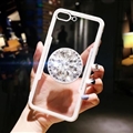 Diamond Silicone Soft Case Shell Cover for Samsung Galaxy S6 Edge G9250 - White