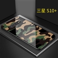 Lovers Camouflage Mirror Surface Silicone Glass Covers Protective Back Cases For Samsung Galaxy S10 - 02
