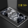 Lovers Camouflage Mirror Surface Silicone Glass Covers Protective Back Cases For Samsung Galaxy S8 Plus S8+ - 01