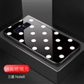 Lovers Polka Dots Mirror Surface Silicone Glass Covers Protective Back Cases For Samsung Galaxy S10 - Black