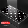 Lovers Polka Dots Mirror Surface Silicone Glass Covers Protective Back Cases For Samsung Galaxy S8 Plus S8+ - Black
