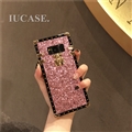 Luxury Crystal Silicone Soft Case Protective Shell Cover for Samsung Galaxy Note9 - Pink