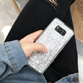 Luxury Crystal Silicone Soft Case Shell Cover for Samsung Galaxy S8 Plus S8+ - Silver