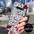 Luxury Diamond Hard Case Protective Shell Cover for Samsung Galaxy S10 Plus S10+ - Red