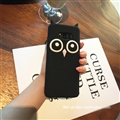 Matte Cases Lanyard Owl Covers for Samsung Galaxy S8 - Black