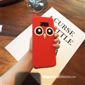 Matte Cases Lanyard Owl Covers for Samsung Galaxy S9 Plus S9+ - Red