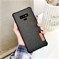 Matte Cases Woven Simplicity Hard Covers for Samsung Galaxy S9 - Black