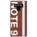 Ultrathin Matte Silica Gel Shell TPU Shield Back Soft Cases Skin Covers for Samsung Galaxy Note9 - Brown