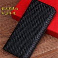 Classic Real Leather Flip Cases Genuine Holster Covers For Samsung Galaxy F52 5G - Straw Black