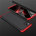 Holder Frosting Defence Shield Silicone Hard Cases Skin Covers For Samsung Galaxy A22 4G/5G LTE - Black Red