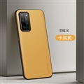 Quality Ultrathin Leather Back Cases Holster Covers For Huawei Honor 30 Pro+ - Yellow
