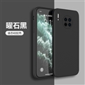 Ultrathin Lovers Protective Liquid Silicone Soft Cases Skin Covers For Huawei Mate 30/30 Pro/30E Pro/30 RS - Black